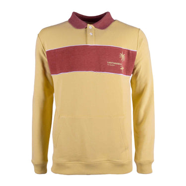 Lightning Bolt - LONG SLEEVE POLOSHIRT BICOLOR WITH SURF PRINT - 24SMAPOL001Y11000M