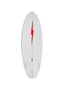 Lightning Bolt - MATTE HYBRID SURFBOARD WHITE - 