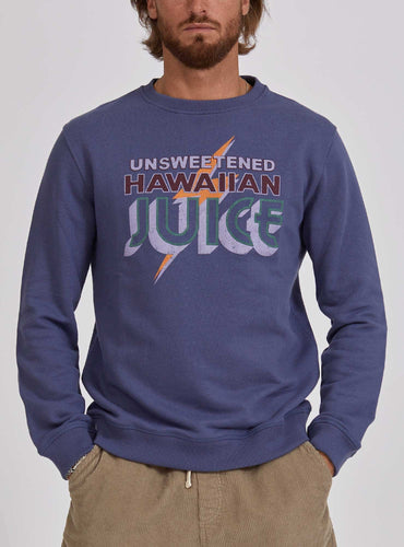 Lightning Bolt - REGULAR FLEECE SWEATSHIRT WITH FRONT PRINT - 24SMASWE013B40000S