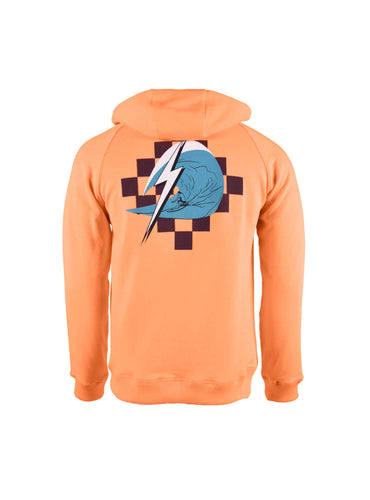Lightning Bolt - REGULAR HOODIE WITH FRONT AND BACK PRINT - 24SMASWH015R28000S