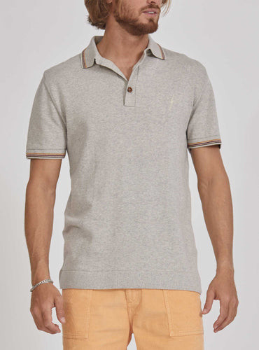 Lightning Bolt - REGULAR POLO SHIRT WITH STRIPES - 24SMAPOL004S19000S