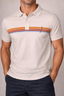 Lightning Bolt - REGULAR POLO SHIRT WITH STRIPES - 24SMAPOL005W10000S