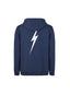 Lightning Bolt - REGULAR RECYCLED - COTTON HOODIE WITH FRONT AND BACK PRINT - 99AMASWH009B02000S