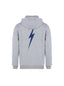 Lightning Bolt - REGULAR RECYCLED - COTTON HOODIE WITH FRONT AND BACK PRINT - 99AMASWH009S19000S