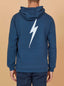 Lightning Bolt - REGULAR RECYCLED - COTTON HOODIE WITH FRONT AND BACK PRINT - 99AMASWH009S19000S