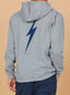 Lightning Bolt - REGULAR RECYCLED - COTTON HOODIE WITH FRONT AND BACK PRINT - 99AMASWH009S19000S