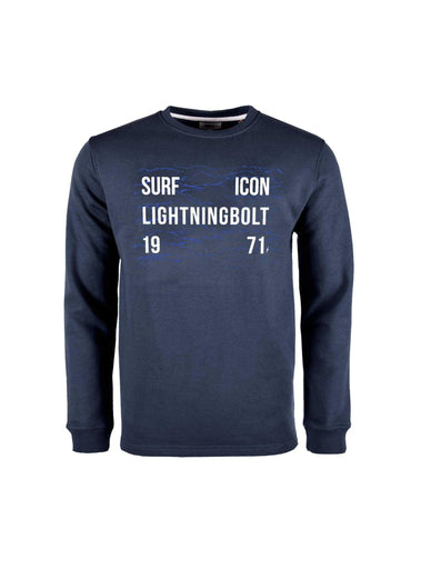 Lightning Bolt - REGULAR SWEATSHIRT WITH FRONT PRINT - 23WMASWE002B27000S