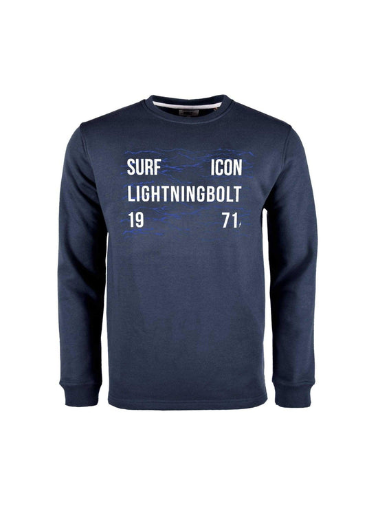 Lightning Bolt - REGULAR SWEATSHIRT WITH FRONT PRINT - 23WMASWE002B27000S