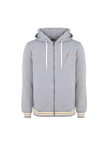 Lightning Bolt - REGULAR ZIP HOODIE WITH FRONT AND BACK PRINT - 19WMAZIP003S19000S