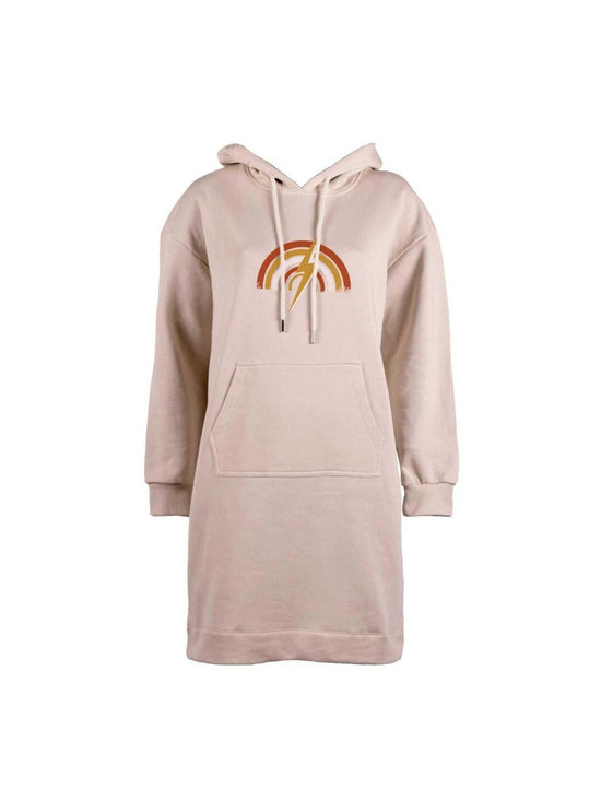 Lightning Bolt - SHORT FLEECE HOODIE DRESS - 23WWODRE002W10000S