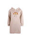 Lightning Bolt - SHORT FLEECE HOODIE DRESS - 23WWODRE002W10000S