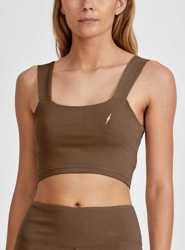 Lightning Bolt - STRAPS TOP WITH SQUARE NECKLINE - 24SWOTOP005N15000S