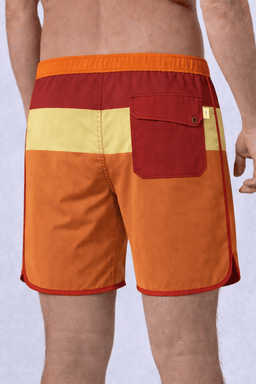 Lightning Bolt - STRIPPED BOARDSHORTS WITH COLOR BLOCK - 22SMABSH003R180030