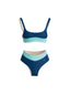 Lightning Bolt - TWO - TONE BIKINI WITH HIGH - WAISTED BRIEFS - 23SWOBIK001B30000S